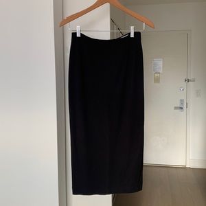 N / Nicholas High Waisted Pencil Skirt, Slit In Back